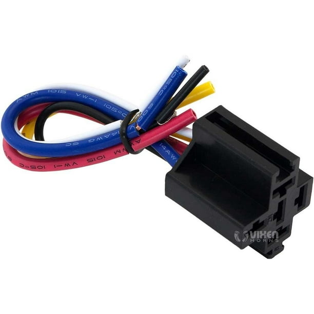 Vixen Air 5-PIN Relay 40A/12V for Horns/Compressors/Alarms/Fog Light Bundle of Ten relays VXA7555-10 Vixen Air 5-PIN Relay 40A/12V for Horns/Compressors/Alarms/Fog Light Bundle of Ten relays VXA7555-10
